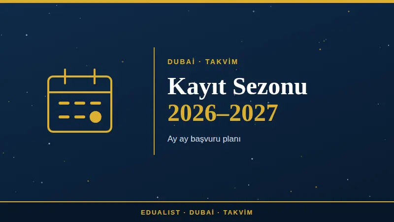 When Does Dubai School Registration Open? 2026–27