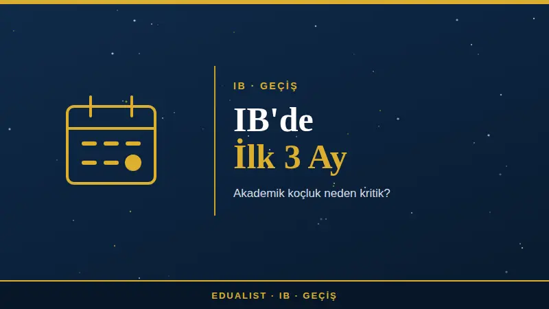 IB Geçişinde Akademik Koçluk